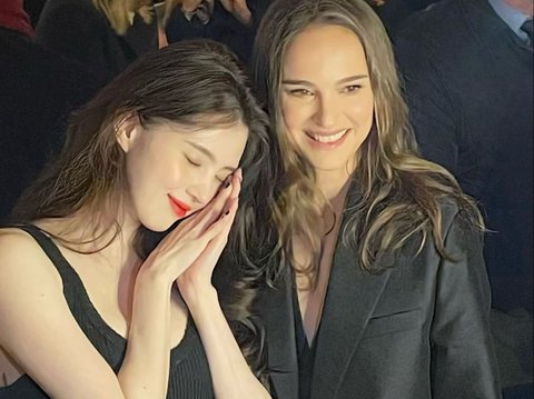 Potret Cantik Bintang Drakor Han So Hee Foto Bareng Natalie Portman 'Dreams Come True'