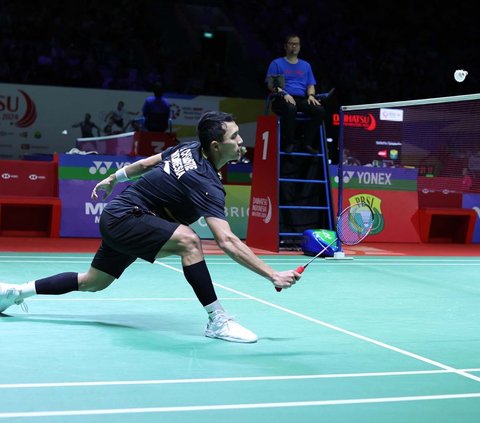 FOTO: Hasil Indonesia Masters 2024: Kandas, Jonatan Christie Gagal Pertahankan Gelar