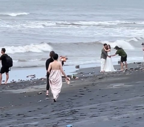 Viral Momen 7 Pasangan Asyik Foto Prewedding di Waktu Bersamaan, Bikin Jomlo Iri