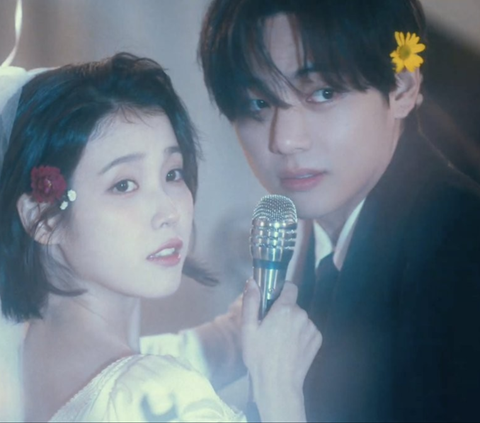 Gandeng V BTS, IU Berbagi Kemesraan dalam Video Terbaru Love Wins All