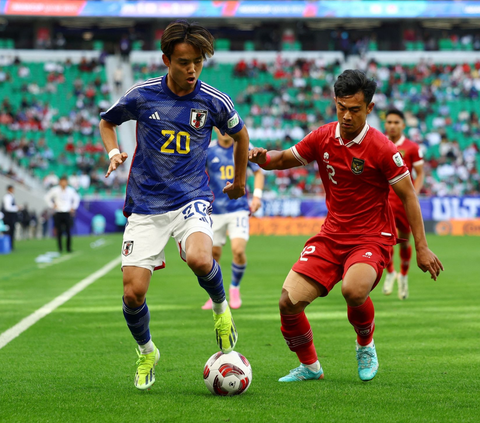 FOTO: Momen Sengit Indonesia Vs Jepang di Laga Terakhir Grup D Piala Asia 2023, Gol Penalti & Bunuh Diri Antar The Samurai Blues ke 16 Besar