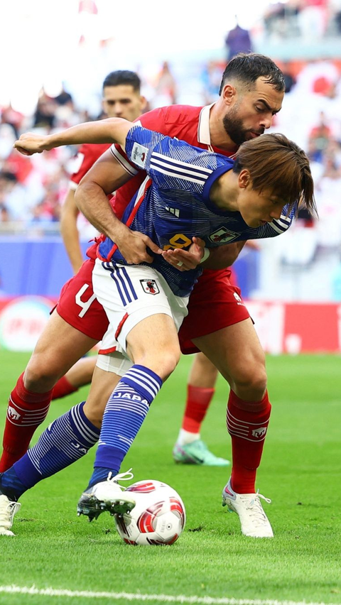 Pertandingan dimulai dengan Timnas Jepang yang tampil menekan sejak awal.<br>(Foto REUTERS/Molly Darlington)<br>