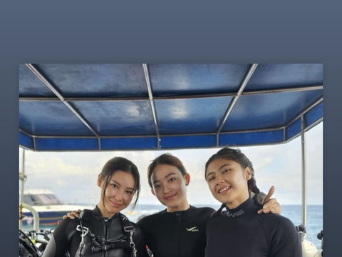 Serunya Natasha Wilona saat Diving Bareng Karen Vendela Mantan Boy William, Penampilannya Disebut Makin Cantik