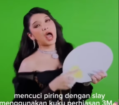 Tiara Andini Shocked by Wearing Rp3 Billion Nail Art, Used for Washing Dishes and Fishing