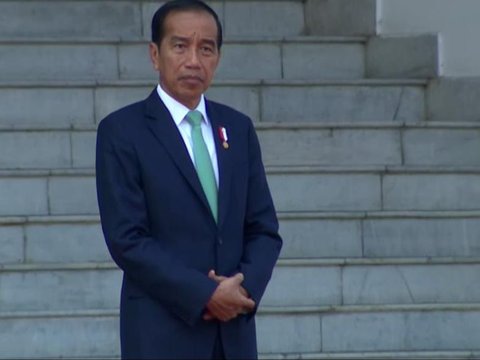 Pakai Dasi Hijau, Jokowi Terima Kunjungan Presiden Tanzania di Istana Bogor