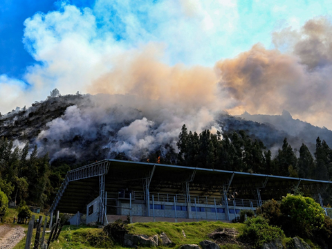 FOTO: Fenomena El Nino Memicu Kebakaran Hutan Tiada Henti di Kolombia