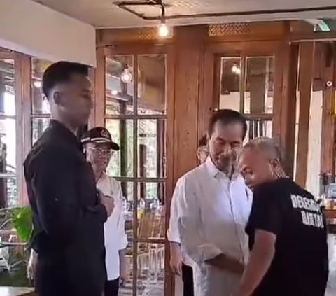 Unexpected Moment: Restaurant Guest Invites Jokowi to Cipika-Cipiki, Netizens Say: 