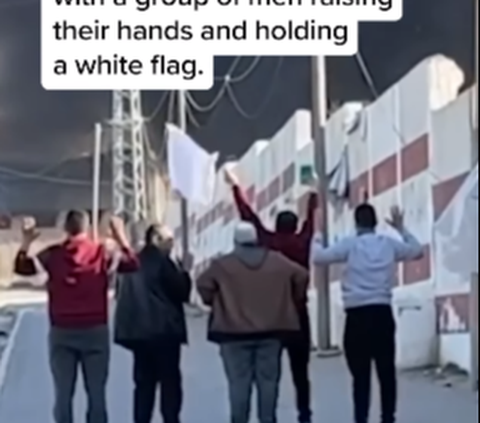 Detik-detik Pria Palestina Ditembak Usai Diwawancara Jurnalis, Bawa Bendera Putih Hendak Selamatkan Keluarga