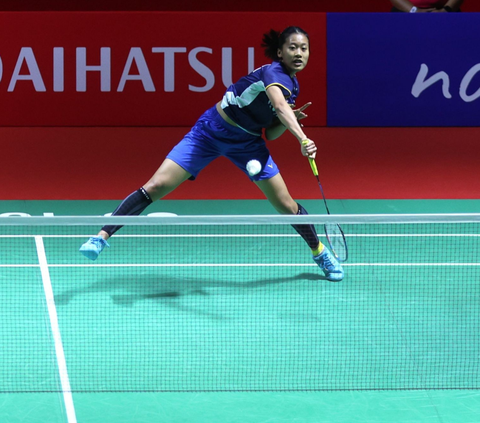 Tunggal putri Indonesia, Putri Kusuma Wardani merasa sangat kecewa setelah tersingkir di babak 16 besar Indonesia Masters 2024. <br>(Foto Bola.com / Muhammad Iqbal Ichsan)<br>