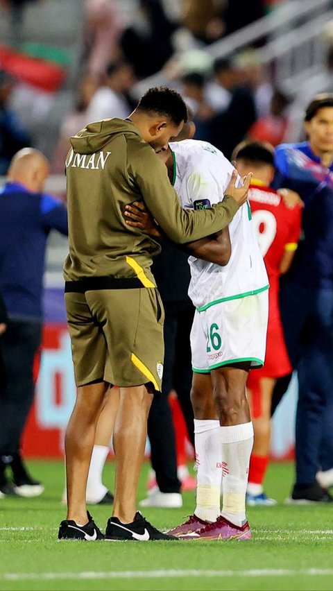 Oman sebenarnya memiliki peluang untuk melangkah ke babak 16 besar iala Asia 2023 sebagai peringkat ketiga terbaik. Foto: REUTERS/Ibraheem Al Omari