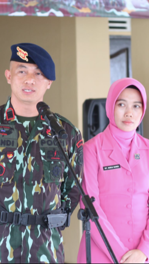 Gagah dan Ganteng, Potret AKP Sandi Bareng Sang Istri Berpangkat Perwira Banjir Pujian dari Netizen<br>