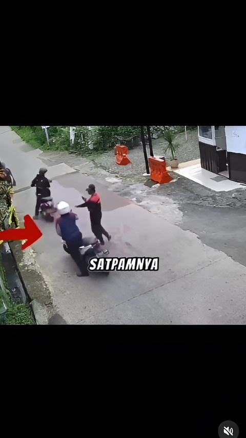 Viral Video Detik Detik Satpam Berhasil Gagalkan Aksi Pencurian Motor