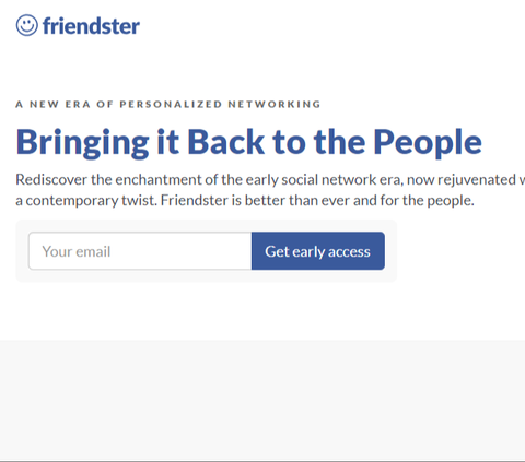 Popular in the 2000s, Social Media Friendster is Reborn, Here's How to Register