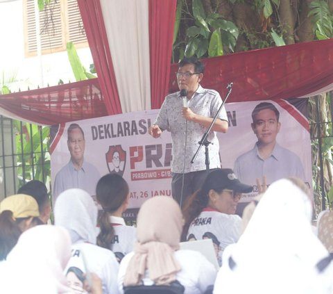 Relawan Praka Deklarasi Dukung Prabowo-Gibran, Karena Capres yang Berpihak ke Anak Muda
