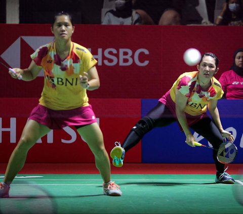 FOTO: Perjuangan Lanny/Ribka Tembus Semifinal Indonesia Masters 2024