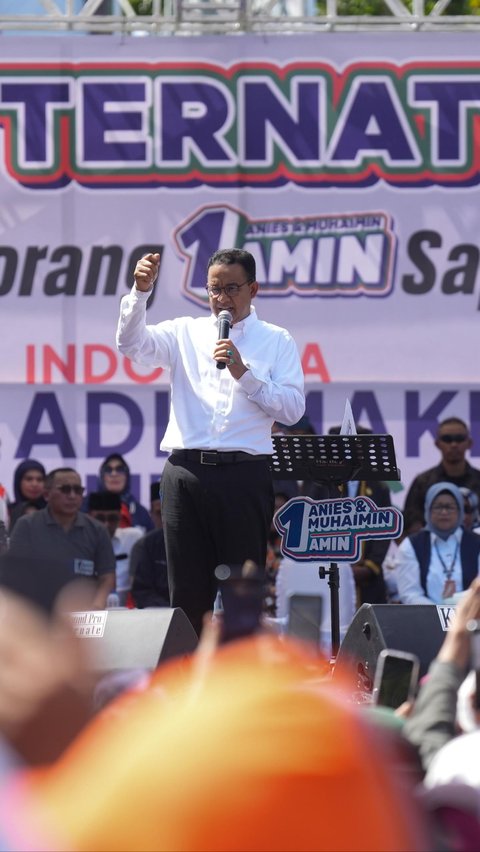 Kampanye Akbar di Ternate, Anies Bicara Indonesia Mengajar