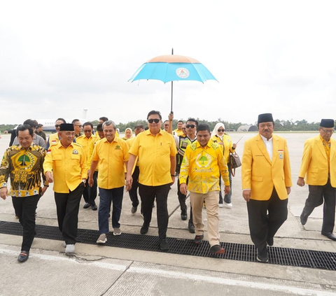 Ketua Umum Partai Golkar Airlangga Hartarto menyebut satu-satunya provinsi yang memenuhi target kemenangan Golkar adalah Riau.<br>