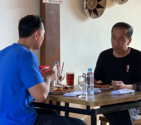 Jokowi dan AHY Sarapan Gudeg di Yogyakarta, Bahas Apa?