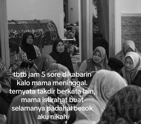 Ibunda Tiba-tiba Pingsan dan Meninggal H-1 Akad Nikah, Pernikahan Wanita Ini Berujung Pilu