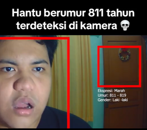 Chilling! Man Uses Face Sensor Feature Application, 881-Year-Old Ghost Detected