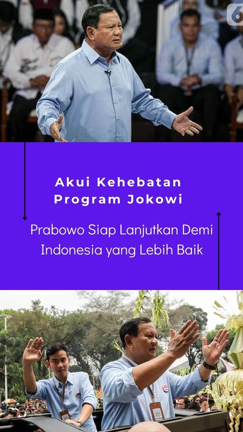 Akui Kehebatan Program Jokowi, Prabowo Siap Lanjutkan Demi Indonesia yang Lebih Baik