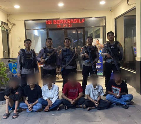 Belasan Pelajar Pelaku Tawuran di Tangerang Ditangkap Polisi, Celurit hingga Pedang Disita