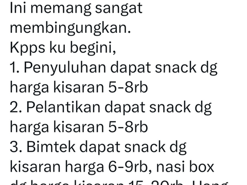 Ramai Netizen Tanya Uang Transport Anggota PPS Berbeda-beda, Begini Jawaban KPU