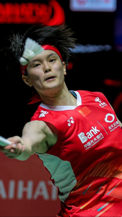 Dengan hasil ini, China berhasil membawa pulang tiga gelar dari turnamen BWF Super 500 ini.<br>(Foto Bola.com / Bagaskara Lazuardi)<br>