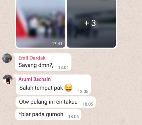 Arumi Bachsin Ungkap Chat Mesra Suami yang Salah Kirim di Grup Kerja, Bikin Ngakak