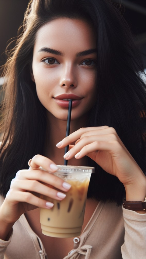 4. Iced Coffee: Santai dan Percaya Diri