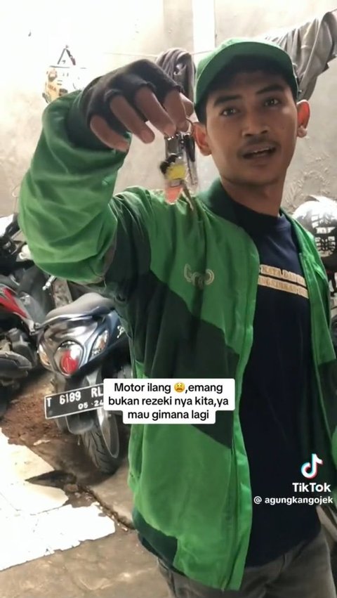 Viral Driver Ojol Kehilangan Motor Usai Lembur, Baru Sadar saat Akan Ambil Orderan