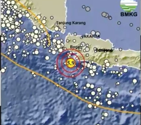 Gempa Magnitudo 5,9 Guncang Banten, Warga Panik Berhamburan ke Luar Rumah