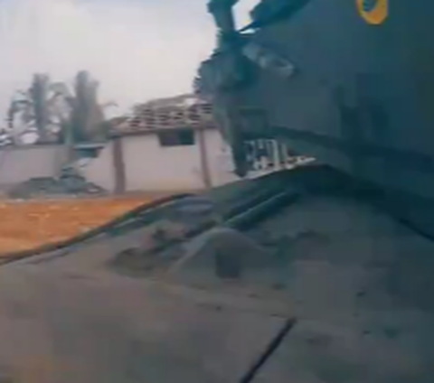 Tank Israel Lagi-lagi Dipecundangi Pejuang Al-Qassam, ini Videonya Diledakkan dari Jarak 0
