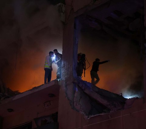 FOTO: Serangan Drone Israel Tewaskan Petinggi Hamas di Beirut