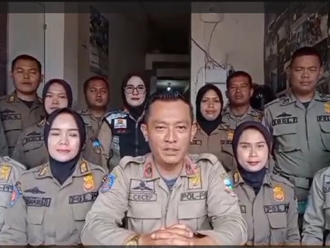 Viral Video of Satpol PP Garut Declaring Support for Gibran, Resulting in Suspension Sanctions and Loss of Benefits