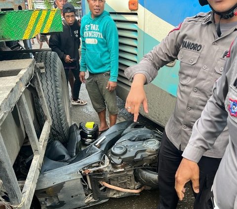 Viral Aksi Polisi Bantu Ganjal Bus dengan Motor untuk Selamatkan Banyak Nyawa, Begini Nasib Terbaru Bripda Novandro