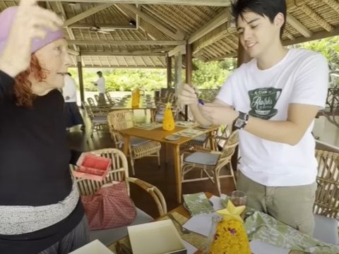 Hangat dan Akrab, ini 10 Momen Maxime Bouttier saat Bertemu dengan Ibunda Luna Maya di Bali