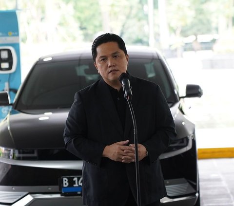 Erick Thohir Beri Hadiah Mobil LIstrik untuk Eselon I dan II, Penghematan BBM 60 Persen