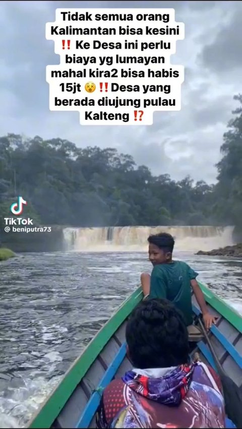 Butuh Biaya Rp15 Juta untuk Pergi ke Sana, Intip Potret Indahnya Air Terjun di Pedalaman Kalimantan Ini