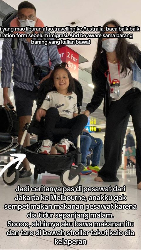 Accidentally Bringing Food from the Plane, This Family Almost Got Fined Rp50 Million.