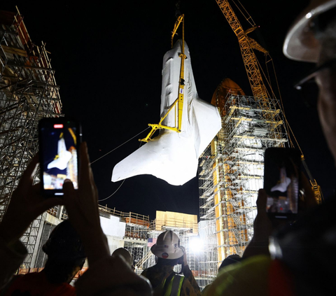 FOTO: AS Bangun Museum Raksasa di Los Angeles, Pesawat Ulang-Alik NASA, Endeavour Jadi yang Terbesar Dipajang