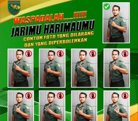 Dilarang Keras! Anggota TNI Jangan Coba-coba Foto Seperti Ini Bisa Kena Tegur Komandan