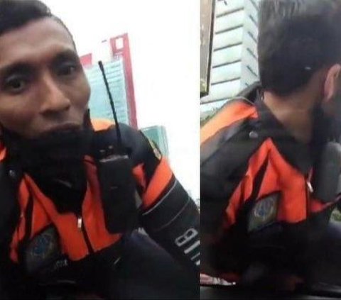 Viral Transportation Officer Stuck on Car Hood, Carried from Setiabudi to Menteng