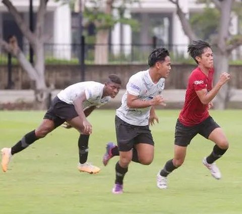 FOTO: Semangat Timnas Indonesia U-20 Langsung Geber Latihan Sepulang dari Turki