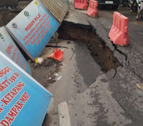 Ini Penyebab Jalan di Olimo Jakarta Barat Amblas