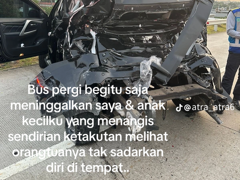 Sad Confession of a Woman Driving a Pajero Hit by Haryanto Bus on the Batang Toll Road, Unable to Walk due to Hip and Leg Fractures