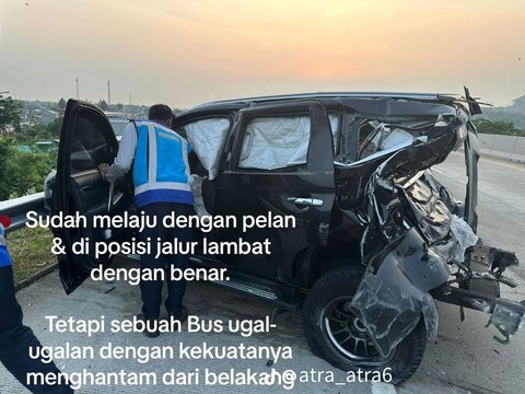 Sad Confession of a Woman Driving a Pajero Hit by Haryanto Bus on the Batang Toll Road, Unable to Walk due to Hip and Leg Fractures