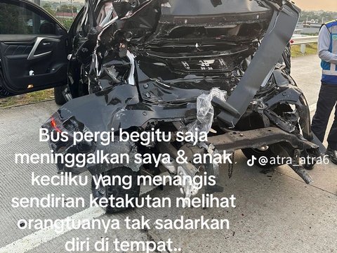 Cerita Wanita Ditabrak Bus dari Belakang hingga Mobil Ringsek Ini Viral, Begini Klarifikasi Anak Pemilik Bus