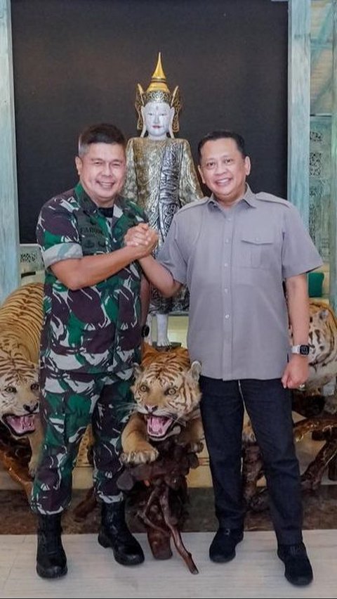 Potret Ketua MPR Kongkow Bareng Jenderal TNI dan Pengusaha Tajir di Bali, Kehadiran Singa Putih Bikin Salfok