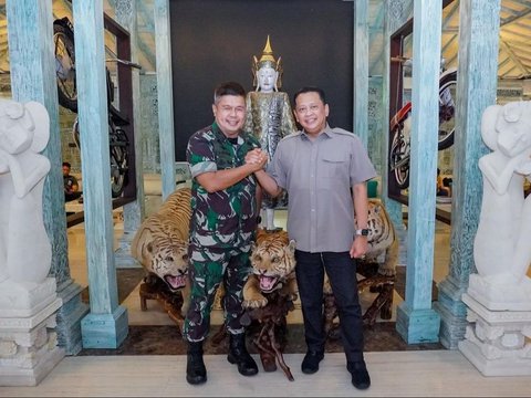 Potret Ketua MPR Kongkow Bareng Jenderal TNI dan Pengusaha Tajir di Bali, Kehadiran Singa Putih Bikin Salfok